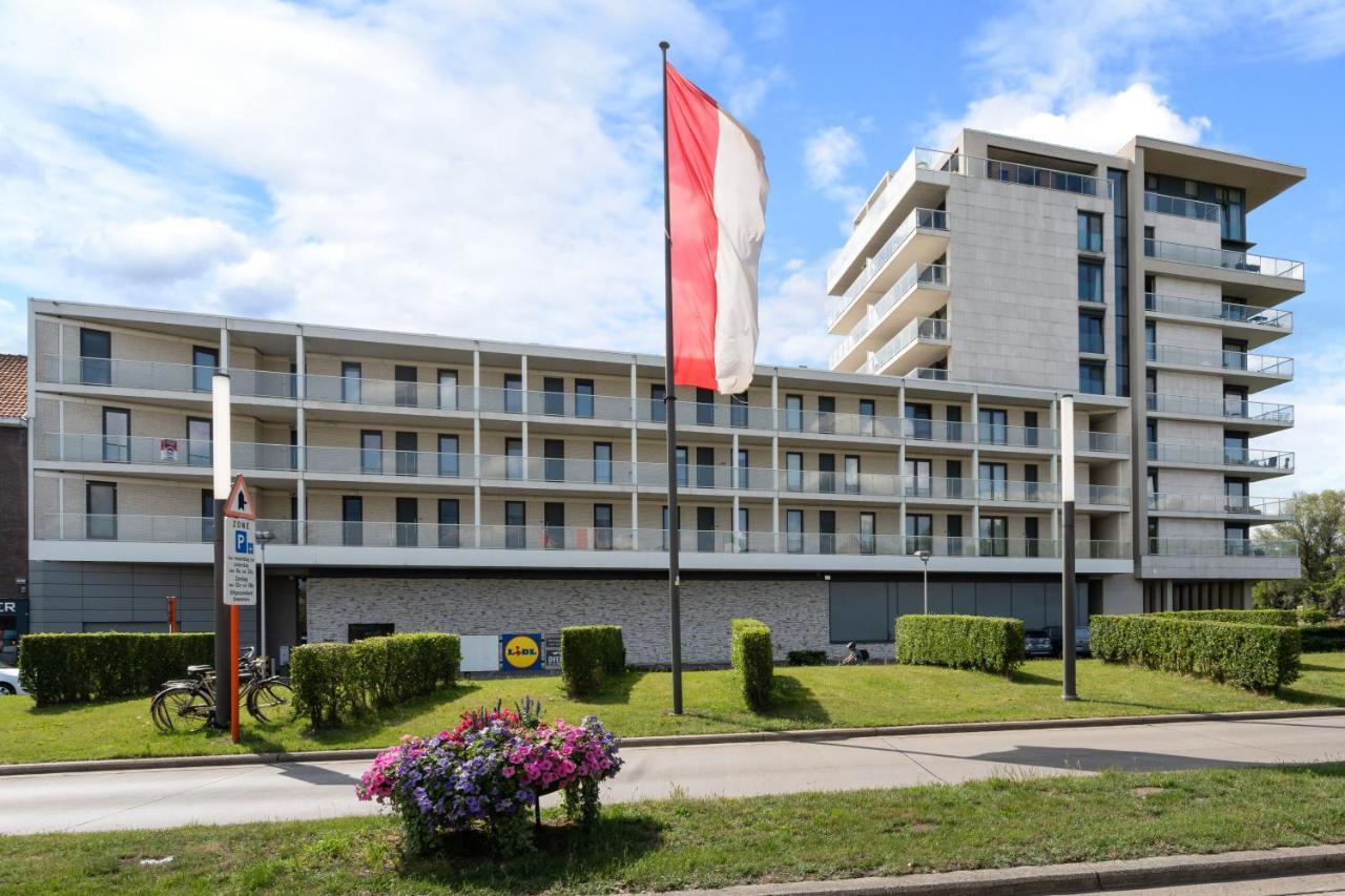 Shs Homes-Luxe Highrise, 2 Bedrooms, Kitchen, Free Parking, Stunning View, Large Tarrasse, Workspace Hasselt Exterior photo